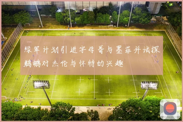 绿军计划引进字母哥与墨菲并试探鹈鹕对杰伦与怀特的兴趣